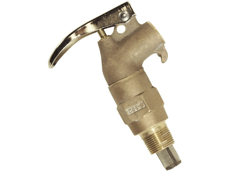 08902 – Torneira de segurança em latão para tambor, corta-chamas interior