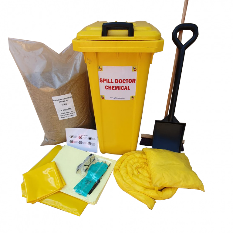Kit de derramamento químico de 130L
