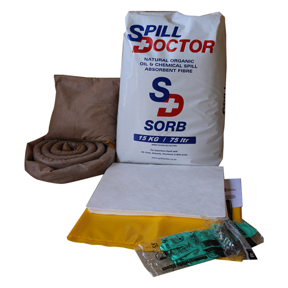 Kit de reposição de óleo para derramamento de 130L