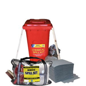 KITS DE DERRAMAMENTO E ABSORVENTES