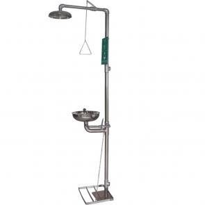 TSSSS150 – Chuveiro combinado em aço inoxidável com pedal