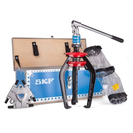 Extrator de rolamentos mecânico SKF, capacidade de 200 mm, força 75000N, 3 peças